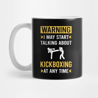 Warning Kickboxing Mug